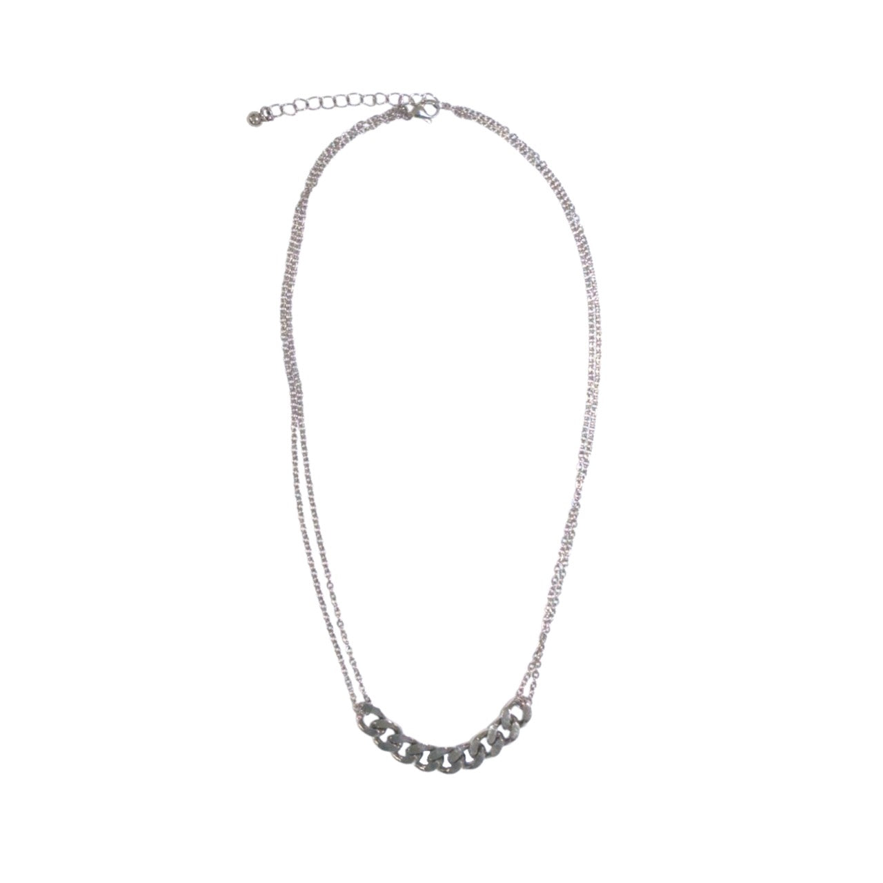 Half Curb Chain Necklace